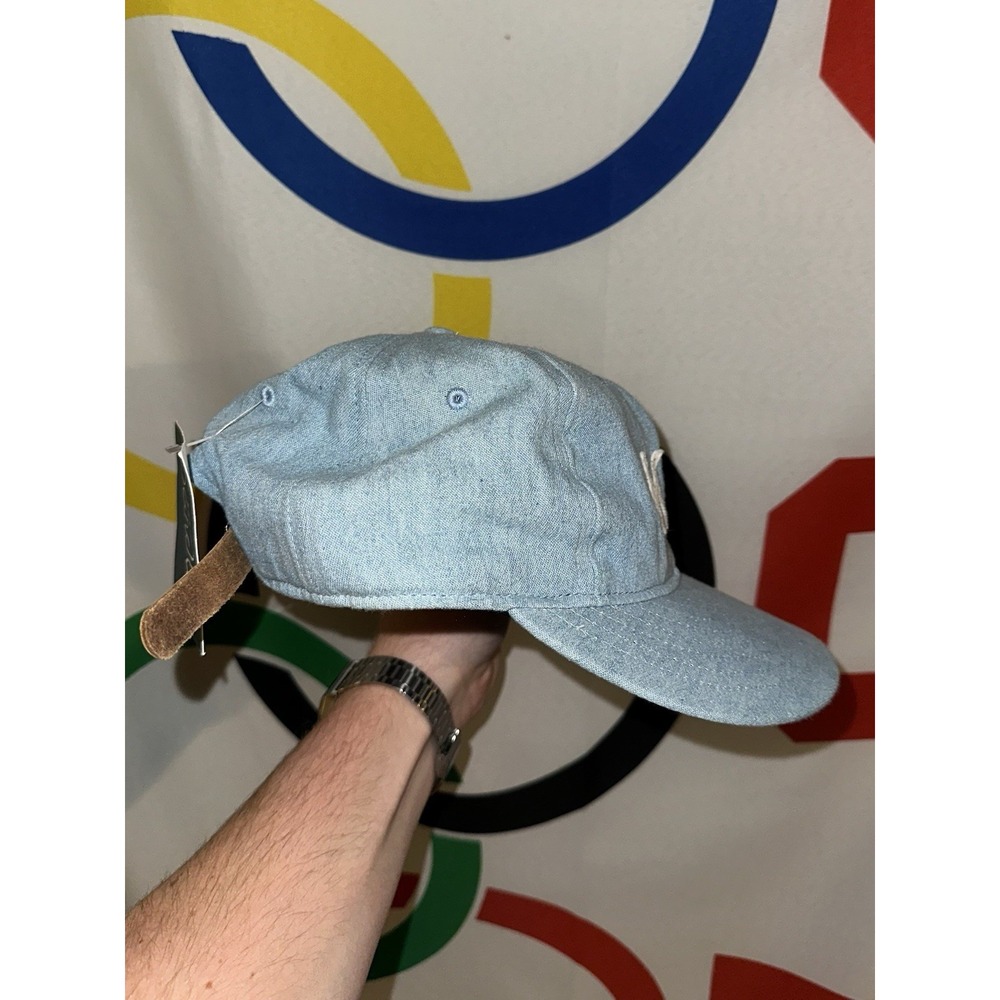 NWT KC Sandlot Kansas City Wool Baseball Hat Cap Baby Blue Strap Back - Picture 2 of 5